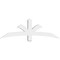 Ekena Millwork Davenport Architectural Grade PVC Gable Bracket, 60"W x 20"H x 4"D x 4"F, 8/12 Pitch GBP060X20X0404DAV00 - alternate 4